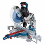 Image presents BOSCH 18V 305MM CORDLESS BITURBO MITRE SAW COMPOUND GLIDE - GCM 18V-305 GCD SKIN 8