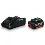 Image presents Bosch 18V 4.0Ah Battery And Charger Starter Kit - Gal 18V-40 / Gba 18V 4.0Ah