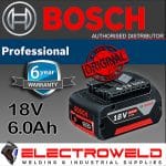 Image presents Bosch 18V 6.0Ah Battery, Lithium-ion Gba 18V 6.0Ah - 0615990H0K