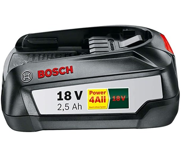 Image presents BOSCH 18v 2.5ah Lithium-ion Battery With Charger For Green Garden Power Tools 6