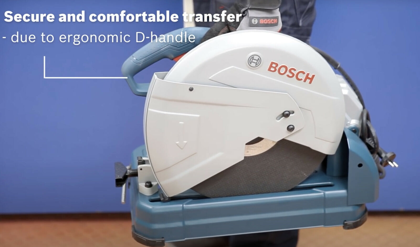 Image Presents BOSCH 355MM 14 METAL CUT OFF SAW 2400W CHOP DROP CIRCULAR MITRE GCO 14-24 J 7