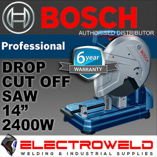 Image Presents BOSCH 355MM 14 METAL CUT OFF SAW 2400W CHOP DROP CIRCULAR MITRE GCO 14-24 J 7