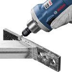 Image presents BOSCH 50MM STRAIGHT DIE GRINDER 650W, CORDED 230V, PIPE TUBE GRINDING, GGS 28 CE