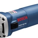 Image presents BOSCH 50MM STRAIGHT DIE GRINDER 650W, CORDED 230V, PIPE TUBE GRINDING, GGS 28 CE