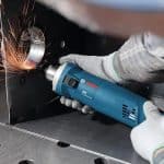 Image presents BOSCH 50MM STRAIGHT DIE GRINDER 650W, CORDED 230V, PIPE TUBE GRINDING, GGS 28 CE