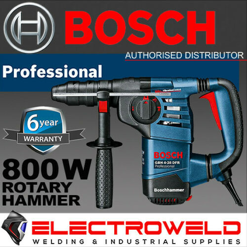 Image presents BOSCH 800W SDS PLUS ROTARY HAMMER DRILL IMPACT - GBH4-28DFR 1