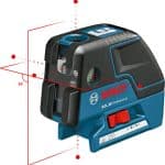 Image presents Bosch Combi 5 Point Cross Line Laser Level 0601066B00 - Gcl 25