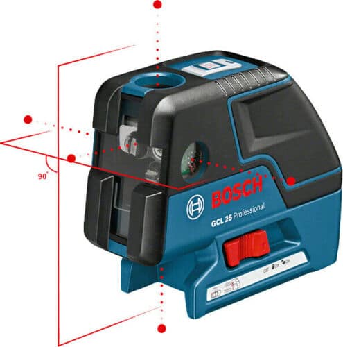 Image presents Bosch Combi 5 Point Cross Line Laser Level 0601066B00 - Gcl 25