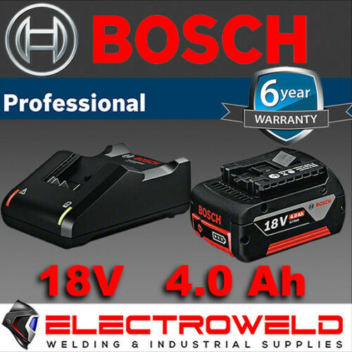 Image presents BOSCH CORDLESS 18V LEAF BLOWER + 4.0AH BATTERY + CHARGER - GBL 18V-120