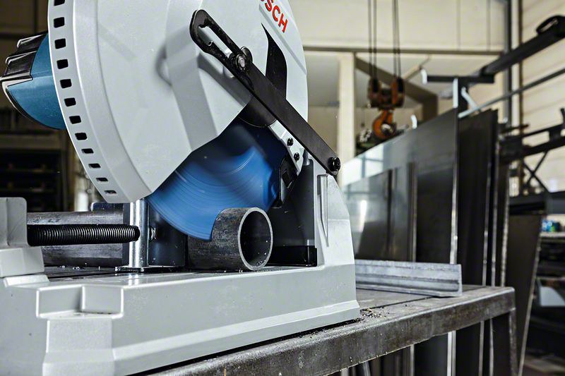 Image presents BOSCH GCD 12 JL 305MM 12 COLD CUT DROP SAW, 2000W METAL MITRE BENCH CIRCULAR - 0601B28040 7