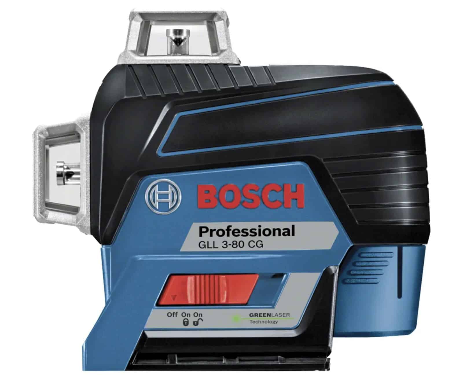 Image presents BOSCH GLL 3-80 CG GREEN MULTI LINE LASER LEVEL W/ BLUETOOTH, MEASURING GLL3-80CG