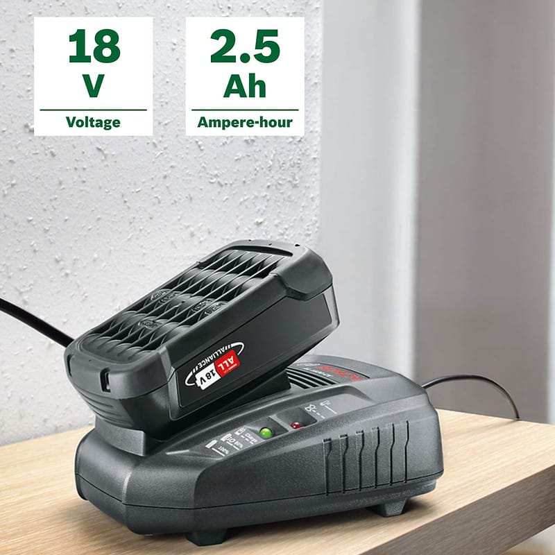 BOSCH Pba 18v 2.5ah Lithium-ion Battery For Green Garden Power