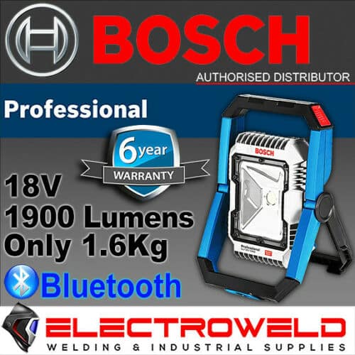 Image presents Bosch 1900 Lumen Cordless Flood Light Spot Lamp Bluetooth, Gli 18V-1900 C Skin 1