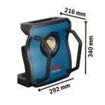 Image presents Bosch Gli 18V-10000 C Cordless Spot Floodlight Flood Light Lamp Bluetooth skin 2