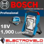 Image presents Bosch Gli 18V-1900 Cordless Spot Floodlight Flood Light Lamp Bluetooth Skin 1