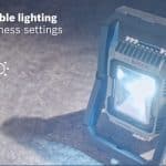 Image presents Bosch Gli 18V-1900 Cordless Spot Floodlight Flood Light Lamp Bluetooth Skin 9