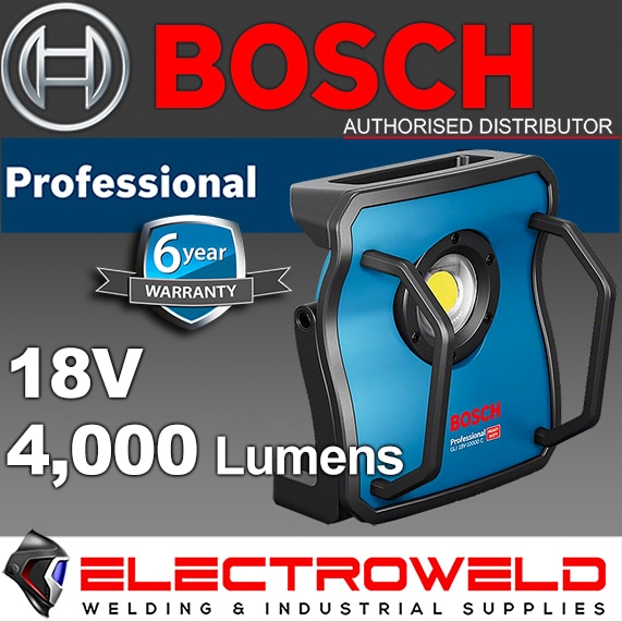 Image presents Bosch Gli 18V-4000 C Cordless Spot Floodlight Flood Light Lamp Bluetooth Skin