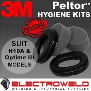 Image presents 3m Peltor Hygiene Kit For H10 Earmuffs Replacement Pads Ear Muff Insert Foam Cup