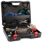 Image presents CIGWELD CUTSKILL TRADESMAN PLUS GAS KIT *OXY OXYGEN / ACET ACETYLENE* - CUTTING AND WELDING SET