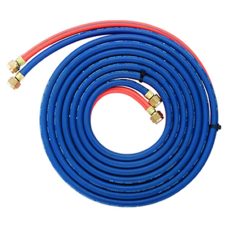 Image presents Cigweld Comet Twin Gas Hose (Fitted), For Oxygen Acetylene 5m / 15m / 20m, 308693