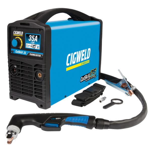 Image presents Cigweld Cutskill 35 Plasma Cutter + Torch, Cutting Machine, 10a 240v 1160130 2