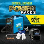 Image presents Cigweld Cutskill Easycut 30a Power Pack - Plasma Cutter 11601ec, Helmet, Gloves, Torch, Tips - Ppeasya21 1