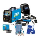 Image presents Cigweld Easyweld 160 - Welder + Helmet + Gloves + Consumables Easy Weld W1201160 2