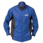 Image presents Cigweld Proban Welding Jacket, Blue - L, XL, XXL 2