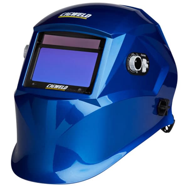 Image presents Cigweld Prolite Automatic Welding Helmet - Blue