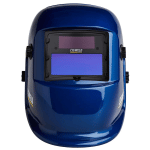 Image presents Cigweld Weldskill Welding Helmet Auto Darkening Shade Control Blue Mig