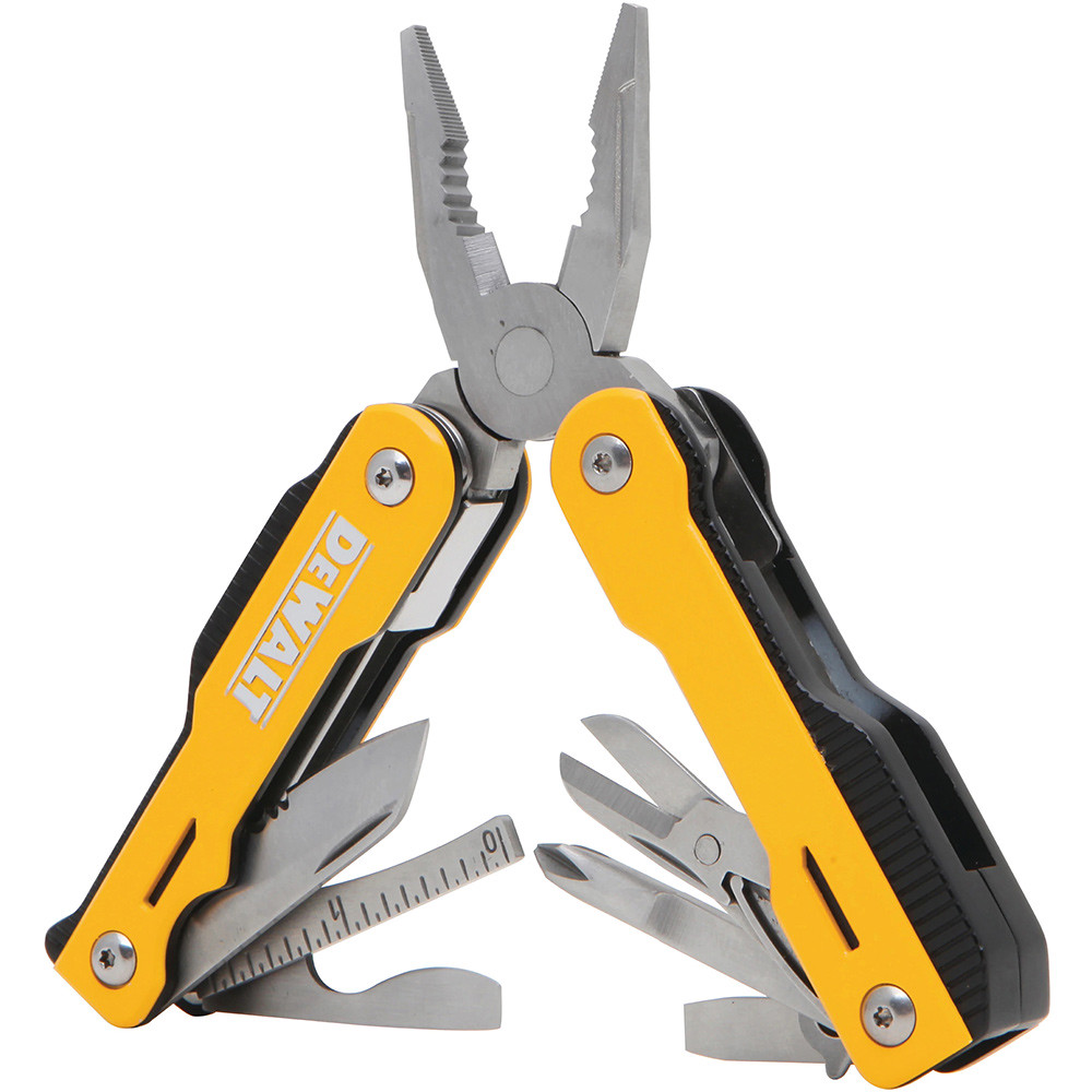 Image presents DEWALT MT16, 16 IN 1 MULTI TOOL / POCKET KNIFE STAINLESS STEEL NO RUST DWHT71843