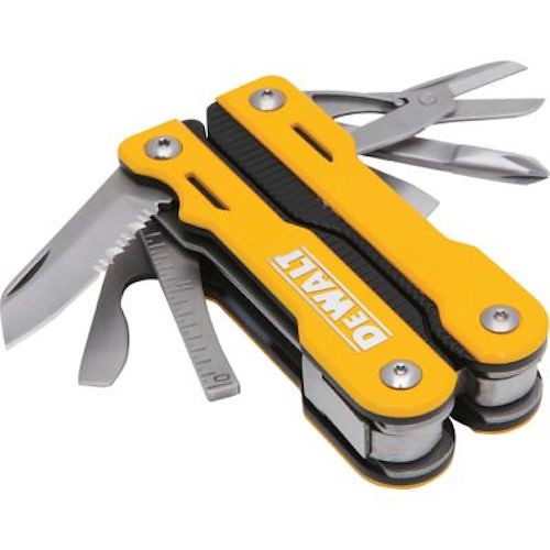 Image presents DEWALT MT16, 16 IN 1 MULTI TOOL / POCKET KNIFE STAINLESS STEEL NO RUST DWHT71843