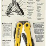 Image presents DEWALT MT16, 16 IN 1 MULTI TOOL / POCKET KNIFE STAINLESS STEEL NO RUST DWHT71843