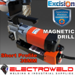 Image presents EXCISION EM 32 COMPACT 240V 36MM MAGNETIC BASE DRILL LOW PROFILE HOLE EM32-18710