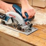 Image presents GENUINE BOSCH HAND HELD CIRCULAR SAW 184MM 7 + FREE WOOD BLADE - GKS 190 TURBO 7