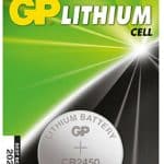 Image presents GP CR2450 Battery 3v Lithium Li-ion Coin Cell For Unimig Welding Helmet RWX6000 / RWX8000 - 2