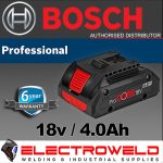 Image presents Genuine Bosch 18v Procore 4.0ah Battery Lithium Ion Li-ion 4 Amp Blue 1600a016gb 1