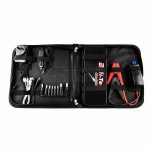 image presents HI-TEC Mini Battery Jump Starter Charger Pack, Li-Ion, 12V Car Laptop Phone USB-3