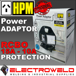 image presents HPM Power Converter 10a to 15a, RCBO Circuit Breaker Powerboard Welder 10 Amp to 15 Amp - REPC11015