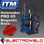 image presents Holemaker Pro 65 Magnetic Base Drill Hole Annular Cutter Steel Drilling, HMPRO65