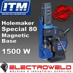 image presents Holemaker Special 80 Magnetic Base Drill Hole Annular Cutter Steel Drilling MT3