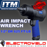 Image presents ITM 1/2" AIR IMPACT WRENCH, PNEUMATIC AIR TOOL RATTLE GUN, 850NM - TM340-136