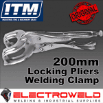 Image presents ITM 200mm 8" Welding Clamp Grip, Locking Adjustable Pliers - TM603-600