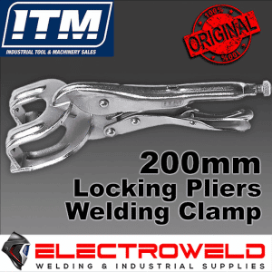 Image presents ITM 200mm 8" Welding Clamp Grip, Locking Adjustable Pliers - TM603-600