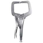 Image presents ITM 275mm 11" C Clamp Locking Pliers With Swivel Pad Vice Grip - Tm603-102 - 3