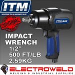 Image presents ITM AIR IMPACT WRENCH SOCKET DRIVER, TWIN HAMMER, 1/2" DRIVE PNEUMATIC TM340-135