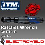 image presents ITM Air Ratchet Wrench Pneumatic Spanner Socket 3-8 Drive Impact TM340-225