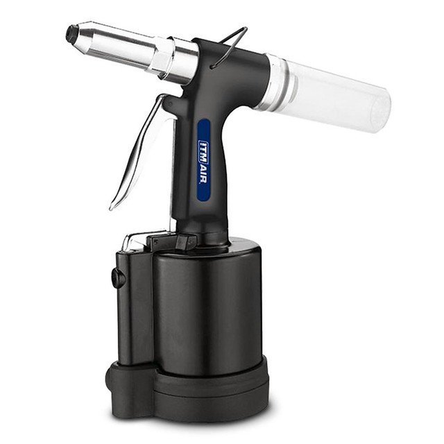 Image presents ITM HYDRAULIC AIR POP RIVET GUN PNEUMATIC RIVETER 2.4MM - 4.8MM STAINLESS STEEL