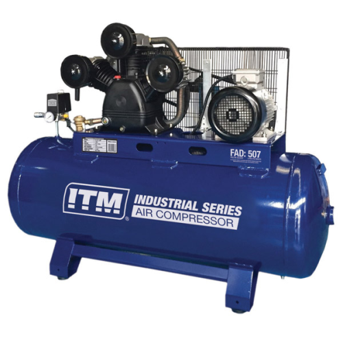 image presents ITM TM353-10270 - 270 Litre - 10 HP Industrial Air Compressor