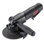 Image presents M7 115MM 4.5 AIR ANGLE GRINDER, SAFE THROTTLE PNEUMATIC M14 MIGHTY 7 M7-QB7245M